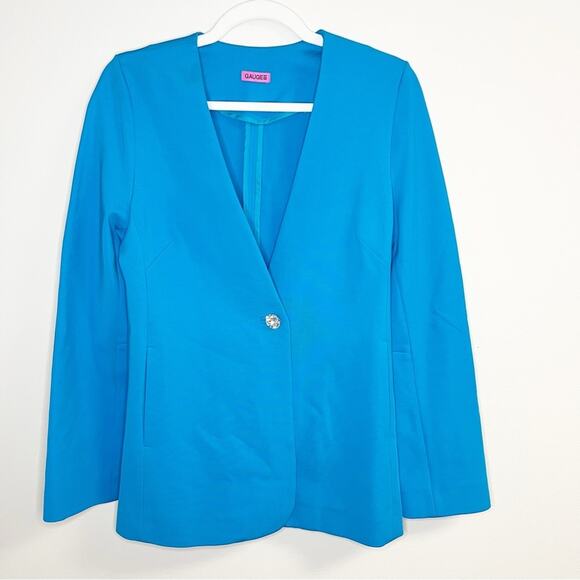 Gauge81 Dakota Collarless Jewel Single-Button Jacket Size Small - Picture 2 of 9